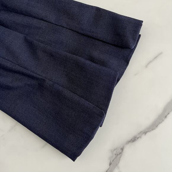 Banana Republic Long & Lean Wool Blazer Sz 6 Blue chic classic Career Gorpcore - Picture 9 of 13